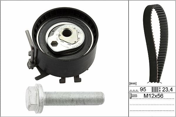 DAYCO KTB321 | Eksantrik Rulman Kiti (Triger Seti) Kangoo Thalia Logan I II Sandero I II Clio II III Modus Twingo II Clio IV 1.2 16V D4f