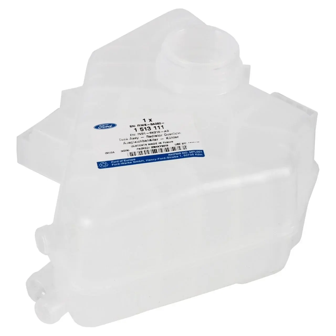 FOR-8V21 8K218 BB N - Radyatör Yedek Su Deposu Dizel Ford Fiesta 08- 1504818 8V218K218BB