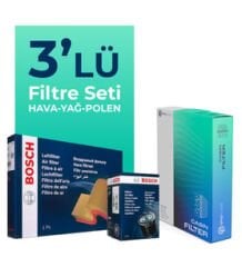 301 C-Elysee Partner 1.6Hdı Bakım Seti Hava Yağ Polen Filtresi