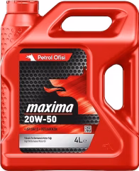 PETROL OFİSİ MOTOR YAĞI 20W50 4 LİTRE