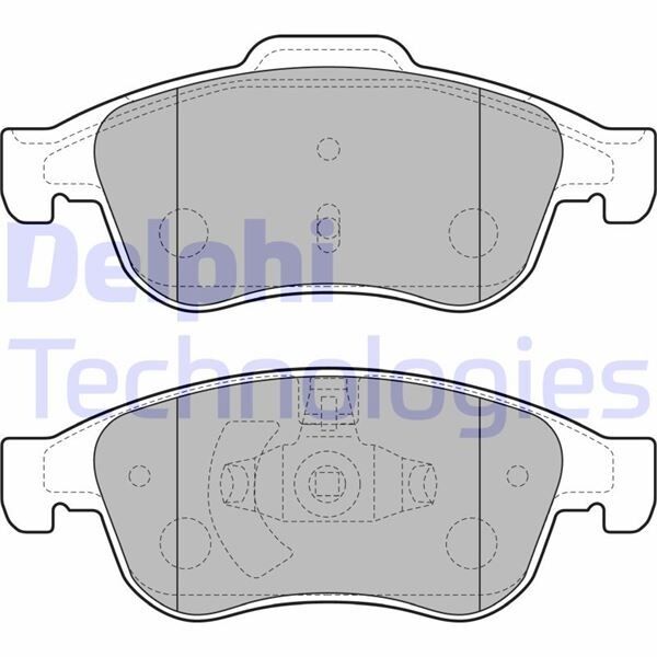 DELPHI-LP2152 ÖN FREN BALATASI MEGANE III 09> SCENIC III 09>FLUENCE 10>DUSTER 10> LODGY 12> CAPTUR I 13>1.5 DCI 1.6