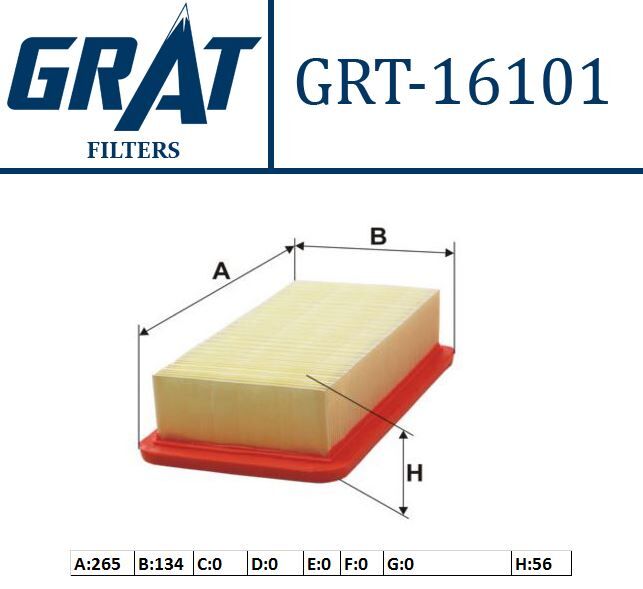 Grat-16101 / Hava Filtresi Hyundai Accent Era 07/11 Benzinli 28113-1G000-281131G000