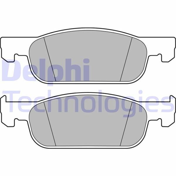 Delphi- Lp3286 Ön Fren Balatası Renault Clio IV 12> Symbol 3 (III) 13> Dacia Sandero II 13> Logan Mcv II 14> Logan II 13 Geniş Tip 410605536R-410604682R