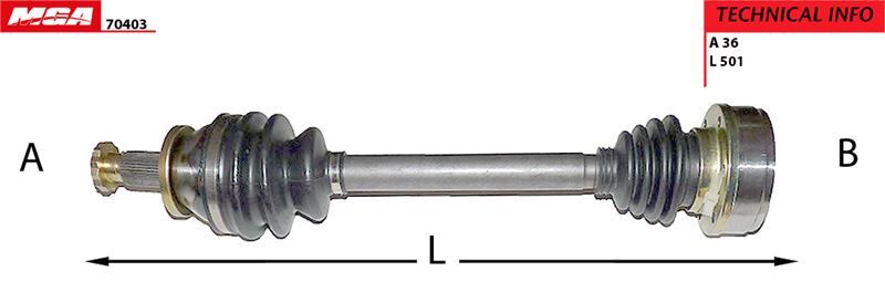 MGA-70403 Sol Aks Komple Vw Polo Seat İbiza Skoda Fabia Polo 2002 - 2010 6Q0407271AT