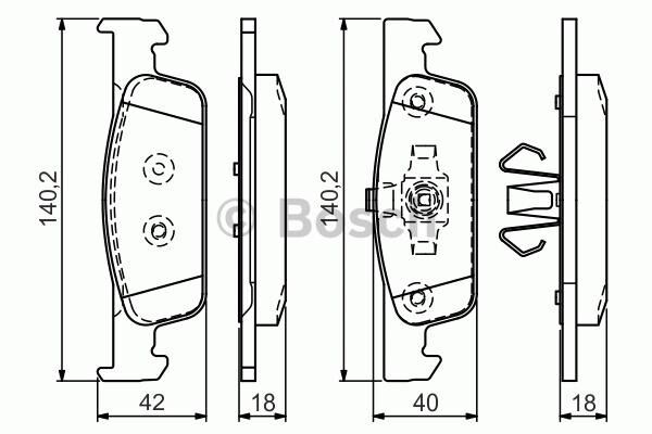 Mga- 55467 Ön Fren Balata Renault Clio IV 12> Dacia Logan II 12> Sandero II 12> Dar Tip 410602581R-410605612R-410605951R