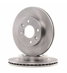 FERODO-DDF158 - Fren Diski Ön Küçük Havalı Kanallı Clio II Kangoo II Logan R19 R21 Manager Symbol Thalia - 7701204286