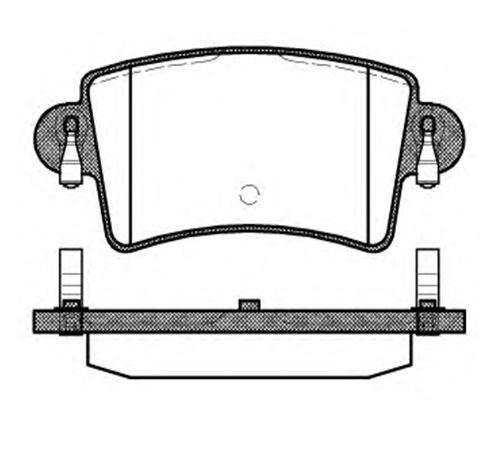 Mga-55144 Arka Fren Balatası Renault Master II 01>06 Opel Movano A 01>06 7701206763-4403467-7485114491