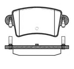 Mga-55144 Arka Fren Balatası Renault Master II 01>06 Opel Movano A 01>06 7701206763-4403467-7485114491