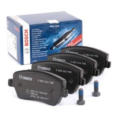 Bosch 0986494592 FREN BALATASI ON RENAULT CLIO III-IV MODUS 04> EXPRESS 21> ZOE 12> KANGOO II 08> CAPTUR 13> DACIA DUSTER 10> LOGAN 04> DOKKER 12> . NISSAN MICRA III (K12) 03>10 NOTE 06> 410608481R-7701208422-41020AX625