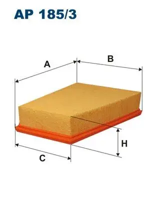 Fıltron Ap185-3 | Hava Filtresi 03-Megane II Scenic II