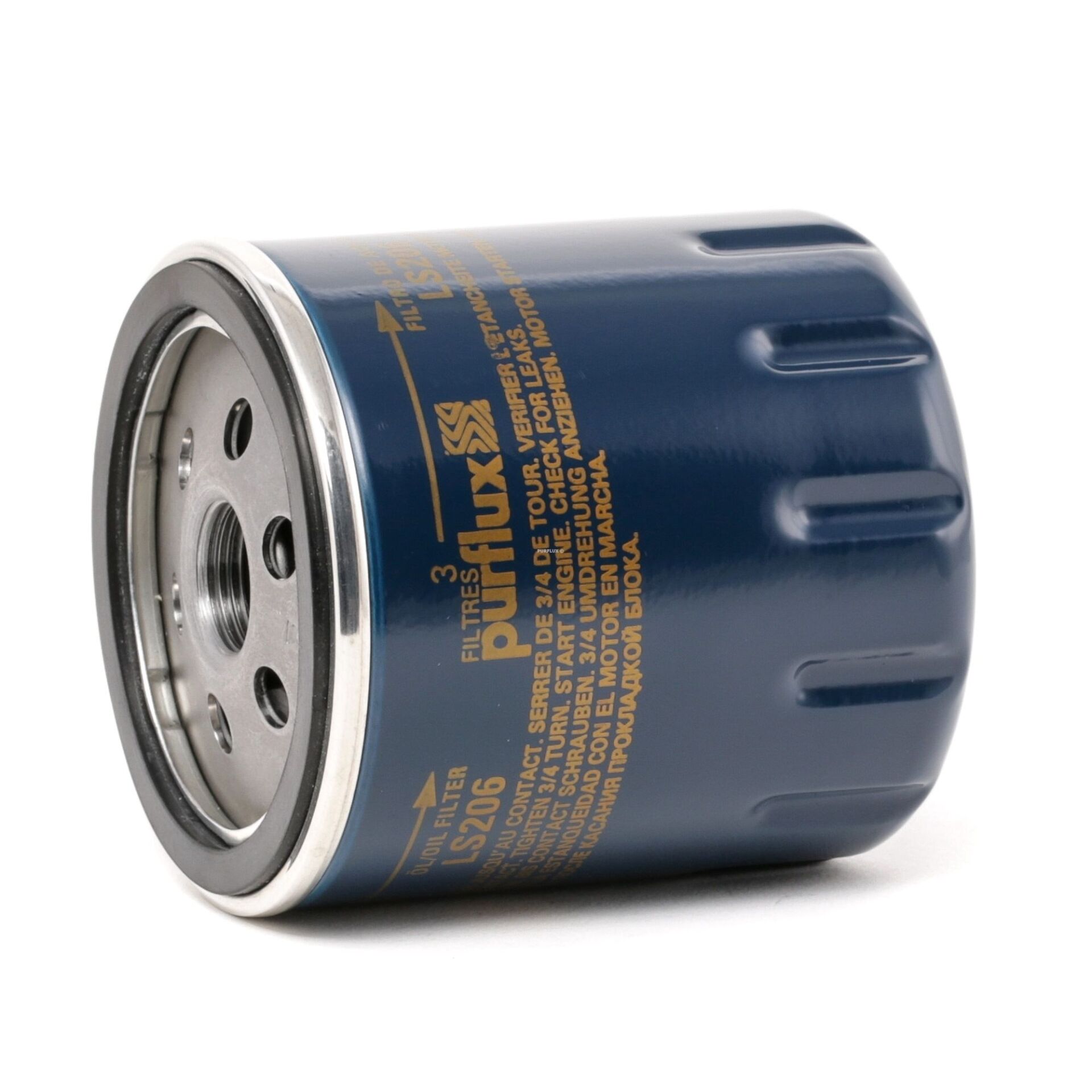 PURFLUX-LS206 - Yağ Filtresi-(Opel Astra F-G/Corsa A-B/Vectra A-B // Chevrolet Lacetti 04/10/Rezzo 05/10/Kalos 1.4/Cruze 09-1.6/Av 650104-650381-650401-95509857