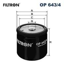 FILTRON OP643-4 | Renault Megane 3 2010-2015 1.5 dCi Yağ Filtresi