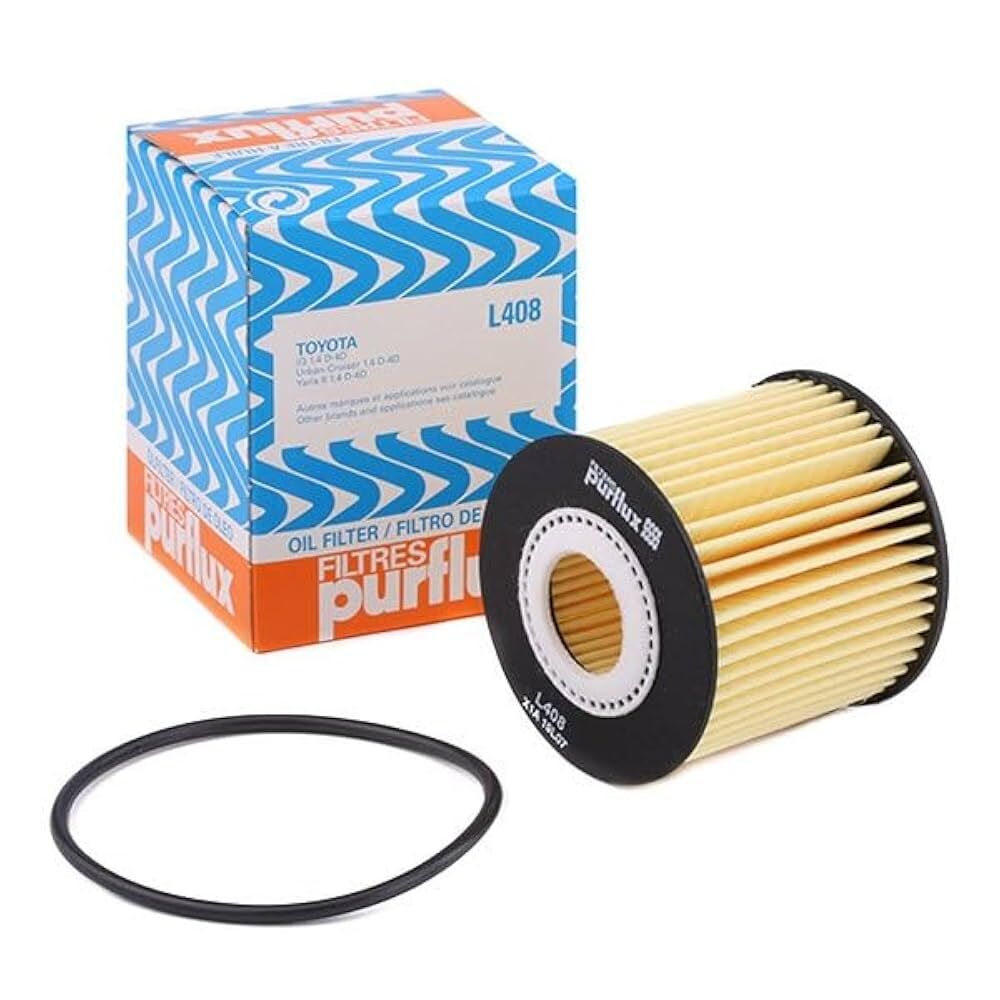 PURFLUX-L408 - Filtre Yağ-(Toyota Corolla 10/12 1.4 D4D Dizel/Auris 10/12 1.4 D4D Dizel/Urban-Cruiser 13// 1.4 D4D Dizel) 415231110