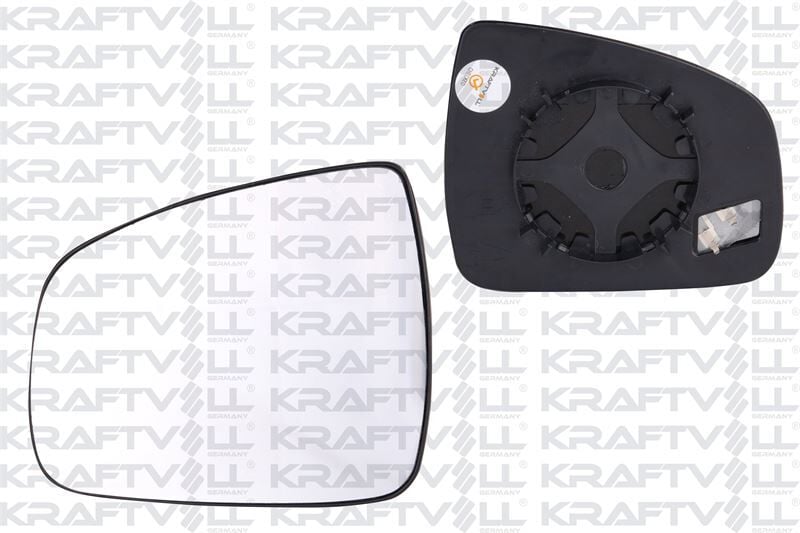 Dış Dikiz Ayna Camı Elektrikli Isıtmalı Convex Camlı Sol Logan II-Sandero II 07-> - 6001549716