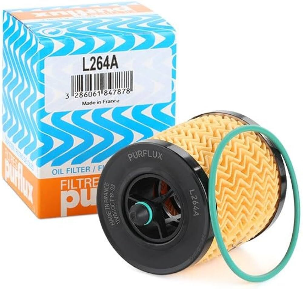 PURFLUX-L264A - Yağ Filtresi (Opel Astra G-Vectra B-C) 4804935-5650331-5650337-9194746