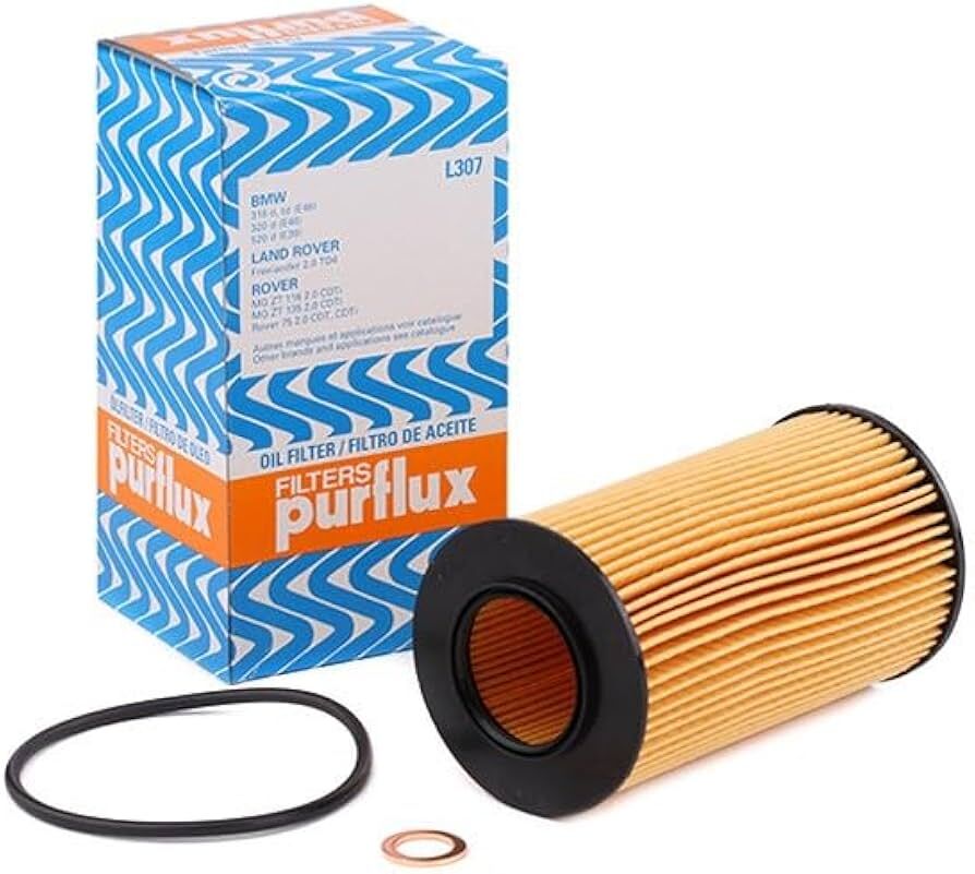 PURFLUX-L307 - Yağ Filtresi (Bmw M47/E39-E46/Freelander 1/2.0Td4 01-06) 11422247018-LRF100150