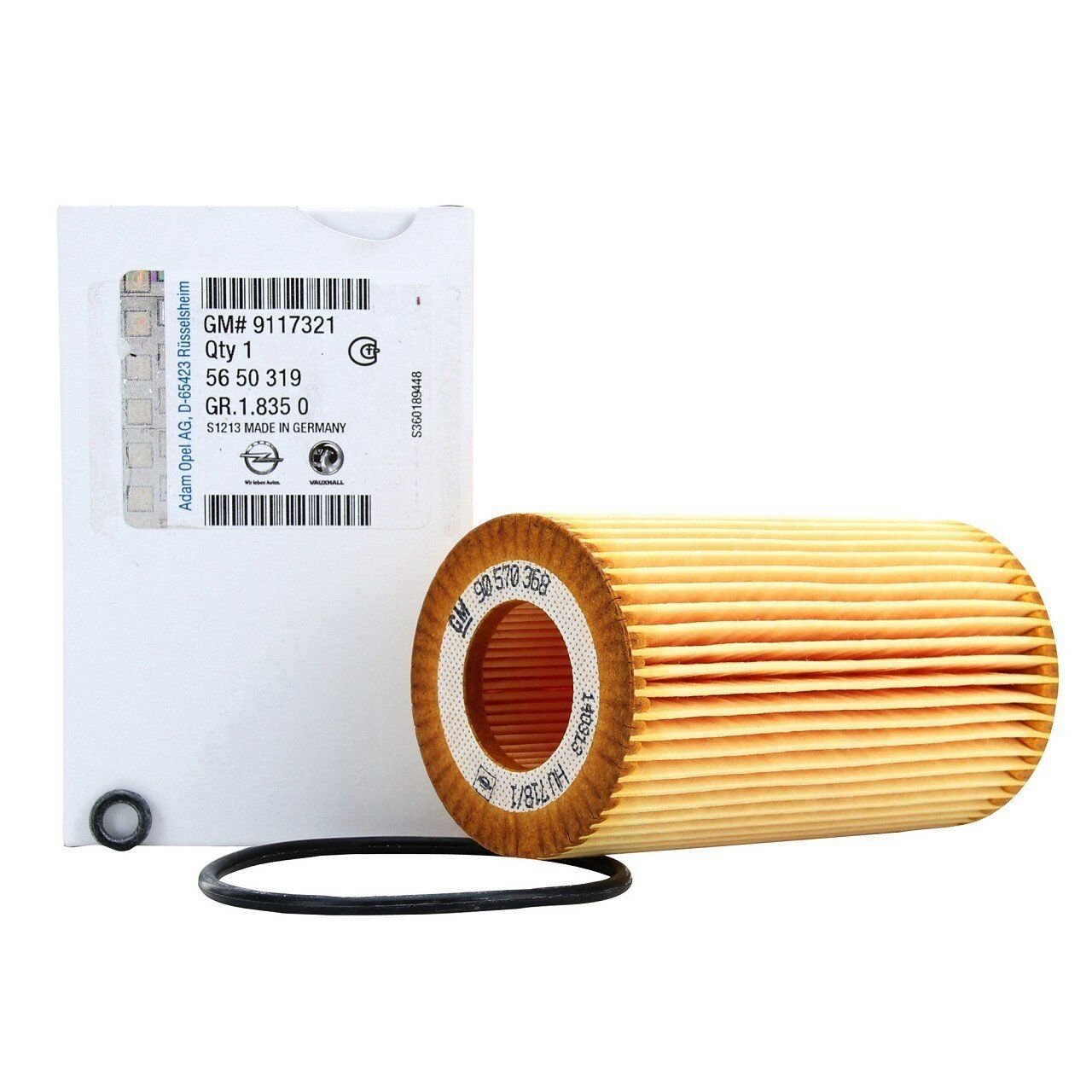 OPEL-9117321 Gm Yağ Filtresi Opel Astra G Vectra B-C 2.0 2.2 Dizel 5650319-90570368