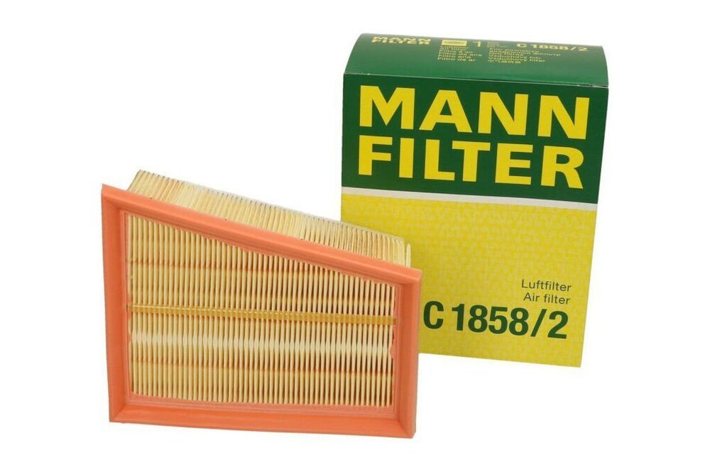 MANN-C1858/2 - Filtre Hava (Renault Clio II 1.4 1.6-Megane I-II 1.4 1.6-Laguna) 7701045724-8200431051-1654600QAA