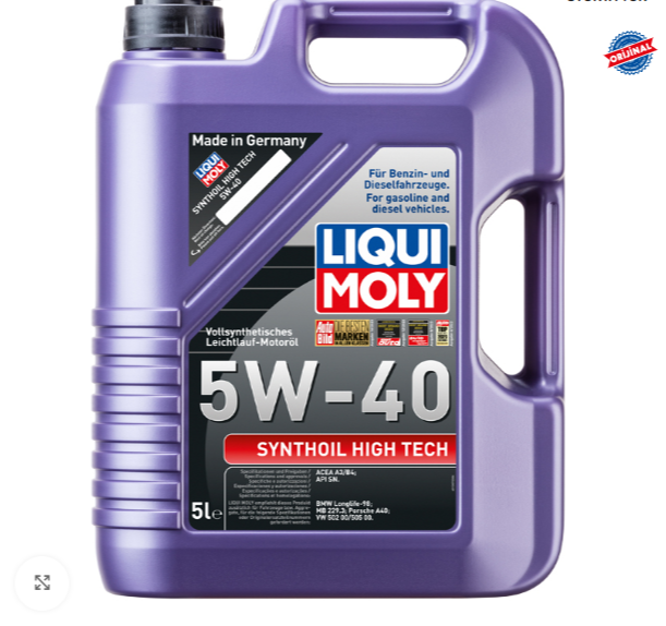 LIQ-1856 - Motor Yağı 5W40 5 Litre Synthoil High Tech (4 Ad Et) A3/B4