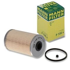 MANN-P726X - Yakıt Filtresi (Renault Master II-III-IV 00-Trafic II 01-/Opel Movano 1.9Di-2.2Dci-2.5Dci 01-) 164038513R-7485116340-93160736