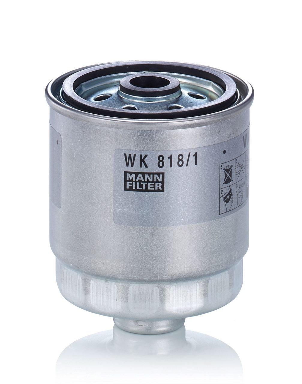 MANN-WK818/1 - Filtre Mazot (Yakıt) (Kisa Tip)-(Hyundai Getz 02// 1.5 Crdi Matrix 02//1.5 Crdi Admire 1.5 Crdi) 3192217400