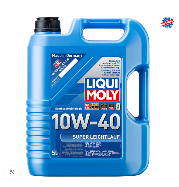 LIQ-9505 - Motor Yağı Super Sentetik 10W40 5 Litre Acea A3/Ace A B4/ Api Sn M.B 229.1/ M.B 229.3/Vw501 01/Vw5