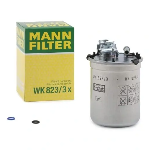MANN-WK823/3X - Mazot (Yakıt) Filtresi Vw Audi Seat Skoda 6Q0127401H