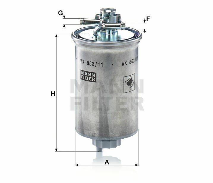 MANN-WK853/11 - Yakıt Filtresi Vw Seat