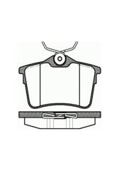 Mga-55171 Arka Fren Disk Balata Partner Tepe 1.6 16V 08- 308Sw 07-/ Berlingo 08-- 425429-1623180680-4254.14-4254.15-4254.29