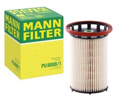 MANN-PU8008/1 - Yakıt Filtresi (Audi Q3 2.0Tdi 11-/Vw Passat Cc 2.0 Tdi 08-11/Passat 1.6 Tdi 2.0Tdi 10-) 7N0127177-7N0127177B