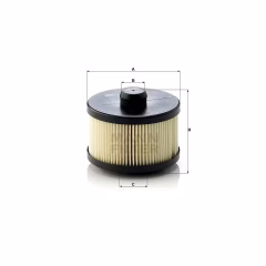 MANN-PU10001X - Yakıt Filtresi (Chrysler Voyager IV 2.5 Crdi 2.8 Crd 00-) A4614770015
