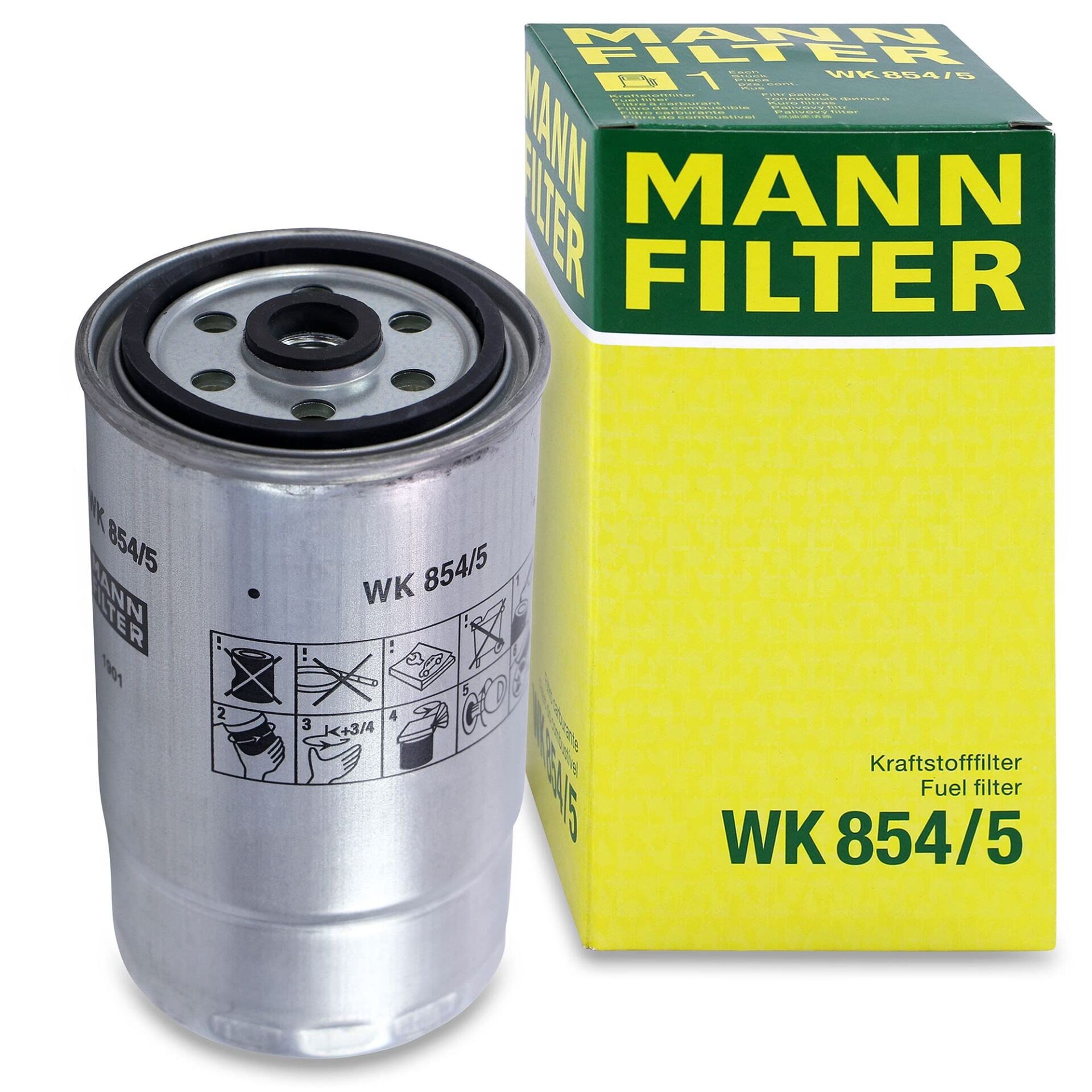 MANN-WK854/5 - Yakıt Filtresi (Fiat Doblo Stilo 1.9 Jtd Alfa Romeo 147 156 1.9 Jtd) 77362338