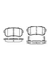 Mga-55220 Fren Balatası Arka Hyundai Accent Era 06-/ /İ20 08-15 /İ30 07-12 Sonato 10-14/ Kia Ceed 06-12 Cerato- Sportage 1.6 583021Ga00-583020Za00-583021Ga00-583021Ha00