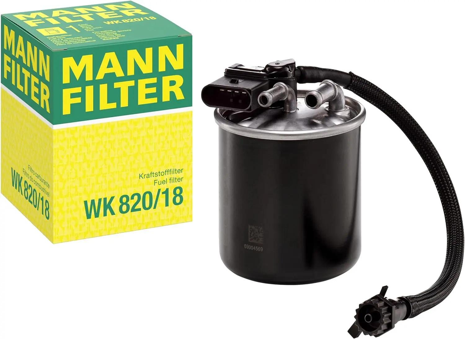 MANN-WK820/18 - Yakıt Filtresi Mercedes Om651 W204-W212-W639-W906 Sprinter A6510901552
