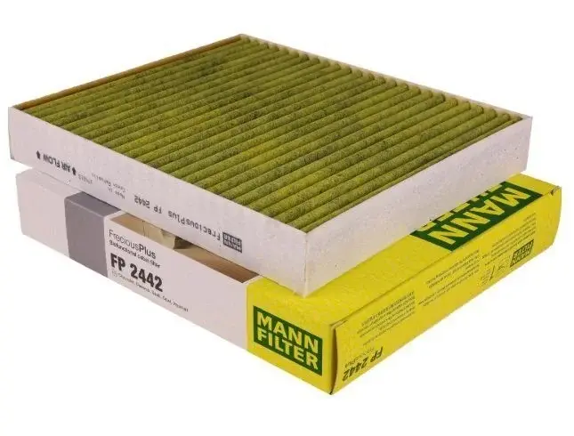 MANN-FP2442 - Polen Filtresi Aktif Karbonlu Opel Astra J Insignia A Meriva B Mokka Zafira C Chevrolet Aveo T300 Cruze Trax 1808246 1808246 1808524