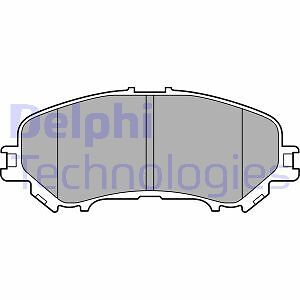 Delphı Lp3693 Ön Balata Renault Kadjar 15> Koleos II 15> Nissan Qashqai (J11) 13> X Traıl 3 (III) 14> (Saclı) 410604Ea0A-D10604Ca0A-410601596R