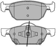 Mga-55312 Ön Fren Balatası Honda Accord 2009-2013 Civic 2017// 45022Tl1G00-45022Tl1G01