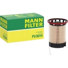 MANN-PU8014 - Yakıt Filtresi ARTEON 17>GOLF VII 13>JETTA 15>TIGUAN 16>TOURAN 16>ATECA 16>KODIAQ 17>OCTAVIA 13> (SU AYIRTICISI İLE) 5Q0127177A-5Q0127177C-5Q0127400J