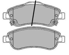 Mga-55327 Ön Frenbalatası Honda Crv 3 (III) 2007//Honda Crv 2007/2012/Honda Crv 2015/ 45022Swwg00-45022Swwg01-45022Swwg02