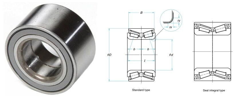 SNR-FC35140 - Arka Teker Rulmanı (Mercedes Vaneo 01-05) SNR-FC35140