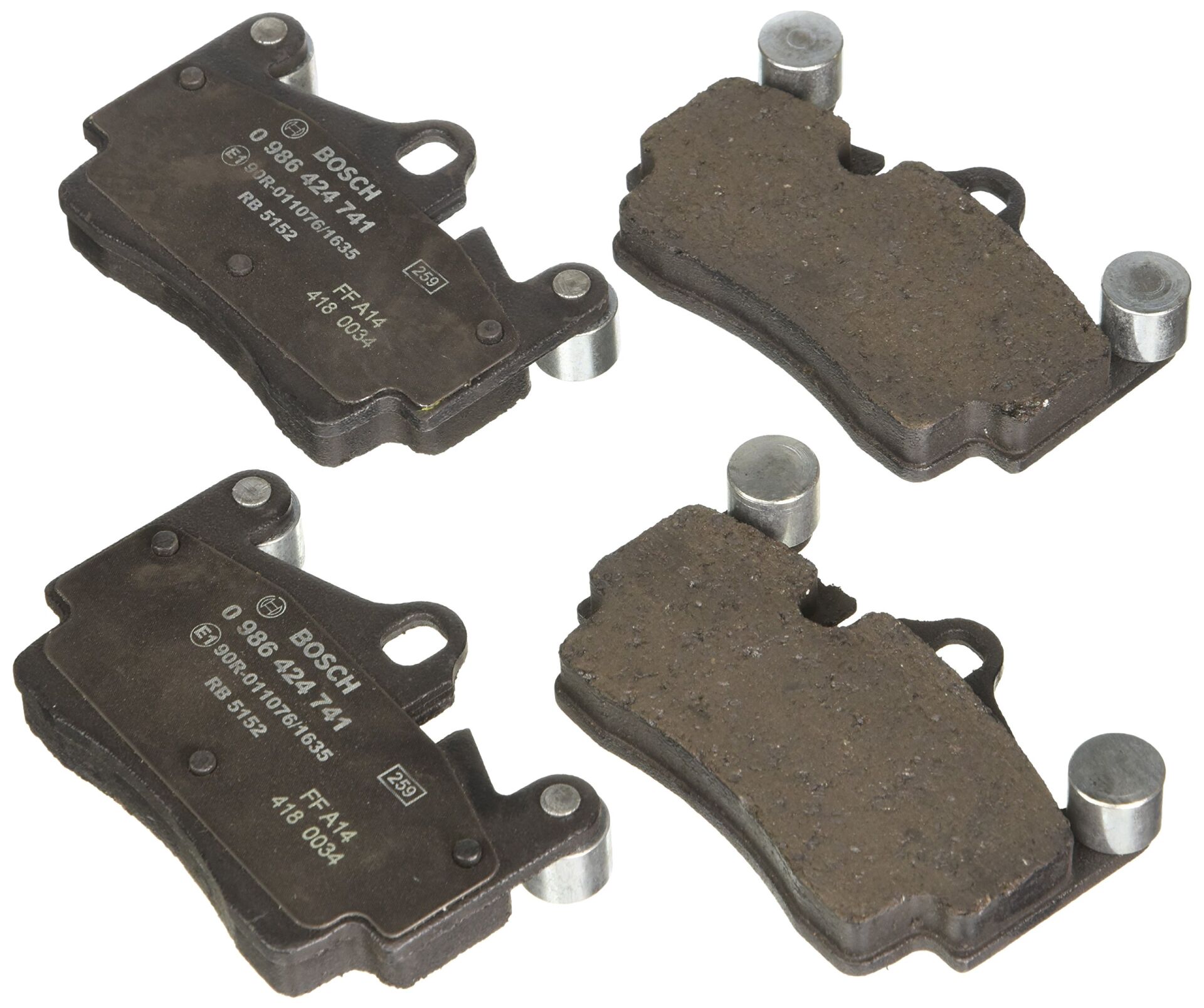 BOSCH 0986424741 ARKA FREN BALATASI 18INC CAYENNE 3.2 TOUAREG 3.2 V6 5.0 V10 TDI Q7 3.0 TDI 10>  7L0698451B-7L6698451D-7L0698451H