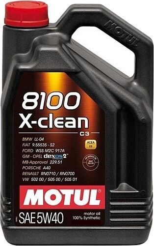 MOTUL MOTOR YAĞI 5W40 8100 X-clean 4 LİTRE
