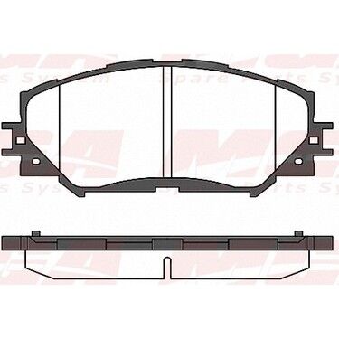 Mga 55274 Ön Fren Balatası Corolla 07-12 Auris 07-12 Benzinli 0446542160-0446512610-0446502220