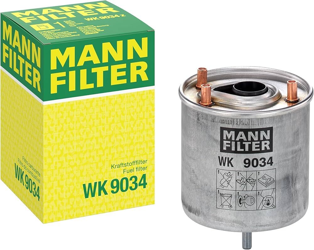 MANN-WK9034 - Yakıt Filtresi (Ford Focus 1.6Tdci 2011-)(Peugeot 301 1.6 Vti-206-308-508-Partner 1.6Hdi 10/Berlingo 1.6HDI Citroen C-Elysee 1.6 Vte 1906.E6-1901.97-1904.46-9672320980