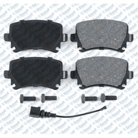 Ayd 60048B Fren Balatası Arka Wva 23914 Golf IV Golf V Caddy Passat Audi A3 A4 A6 03-> CIVatalı+Fişli 6Q0698451B-8E0698451E