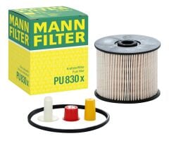MANN-PU830X - Yakıt Filtresi (Peugeot Partner-Berlingo-206-307-406-807) (Dw10) 1906.77-1906.A6-1906.76-1901.65