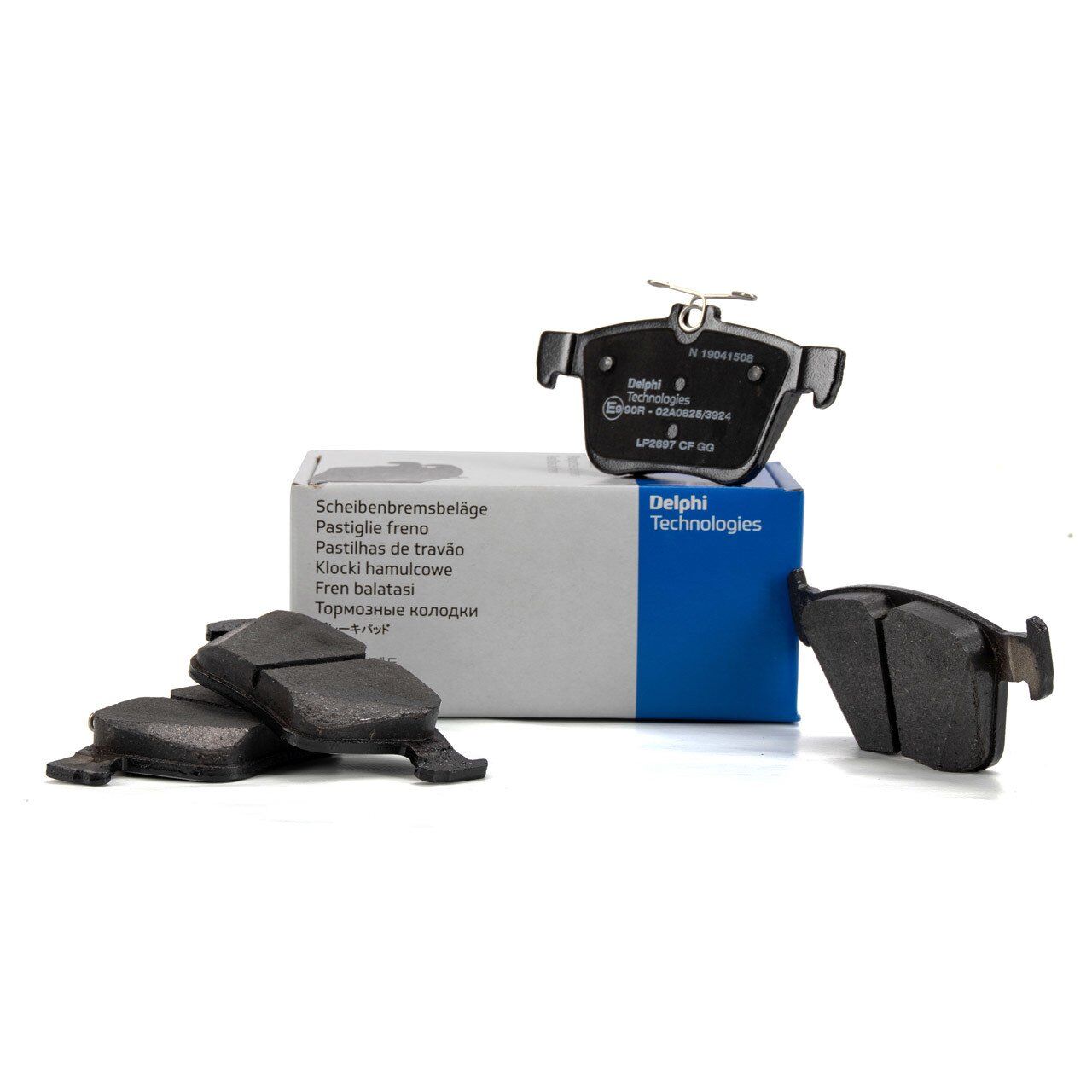 Delphı Lp2490 Arka Balata Vw Golf VII 2014=> Touran T-Roc 2018=> Audi 2014=>2020 Seat Ateca 2016=> Leon (2014-2020) Skoda Super B 2015=> Karoq 2016=> 8V0698451-5Q0698451C-3Q0698451F