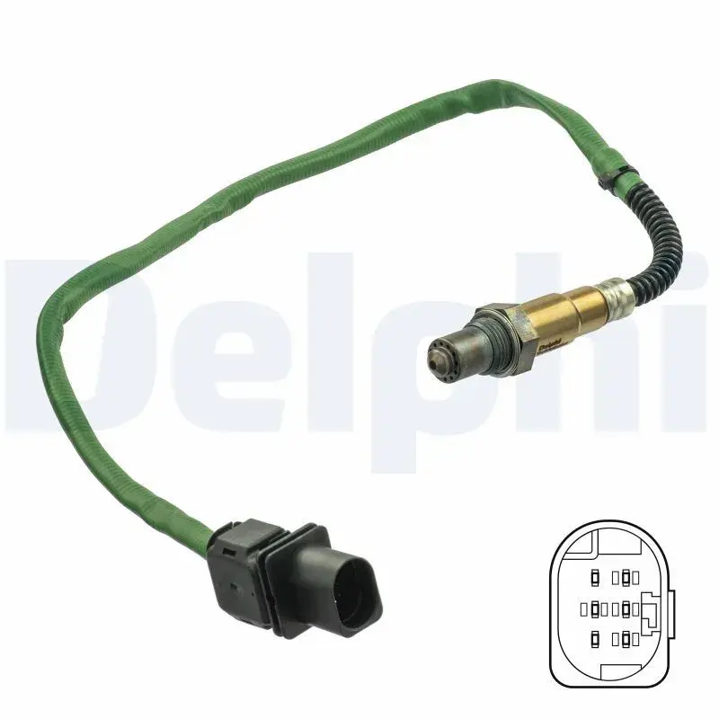 DELPHI ES21131-12B1 Oksijen Sensörü (Katalızator Oncesı) W169 04>12 W176 12-18 W203 03>07 W204 07-14 W211 03>08 W212 09>13 W221 05-13 Sprınter 906 09> - A0045427318 -
