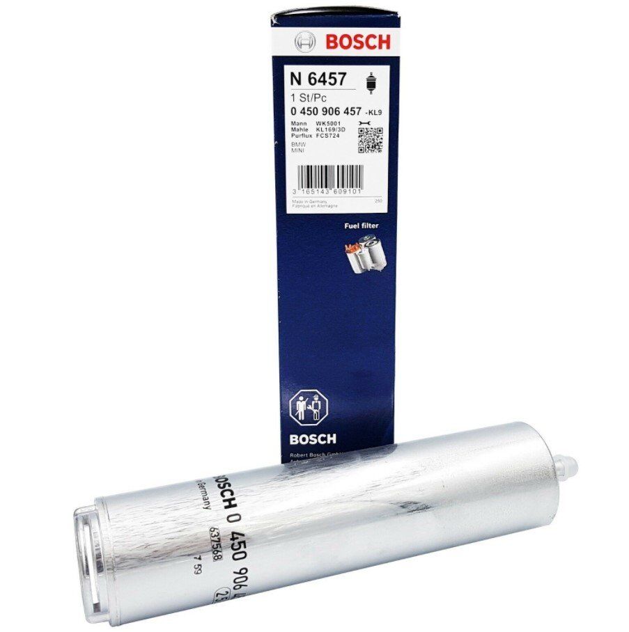 BOS-0450906457 Yakıt Filtresi (Bmw M47N2-N47-M57-N57/E81-E82-E87-E88-E90-E92-E93-E60-E61-E63-E64-E65-E66-F06-F07-F10-F11-F12-F13-F01 F02-X3 E8. 13327811401 - 13327811227