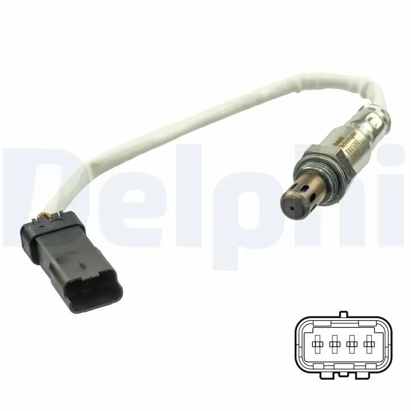 DELPHI ES21062-12B1 Lambda Sensörü 2008-208-3008 1-11-308 11-5008 1-11-Partner Teppe-Berlıngo-C3 II-III-C4 II-C4 Cactus-C4 Pıcasso-D53-Ds4-Ebo Eb2 1,0 1.2 300Mm - 9802294280/9810634380 -